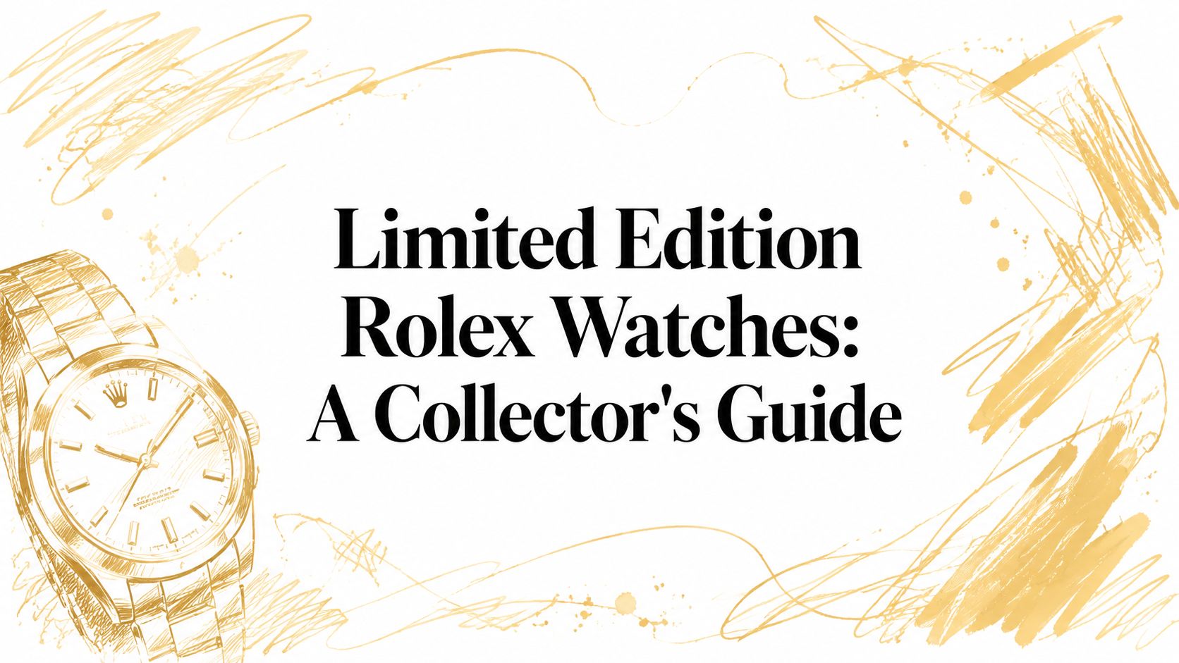 Limited Edition Rolex Watches: A Collector's Guide