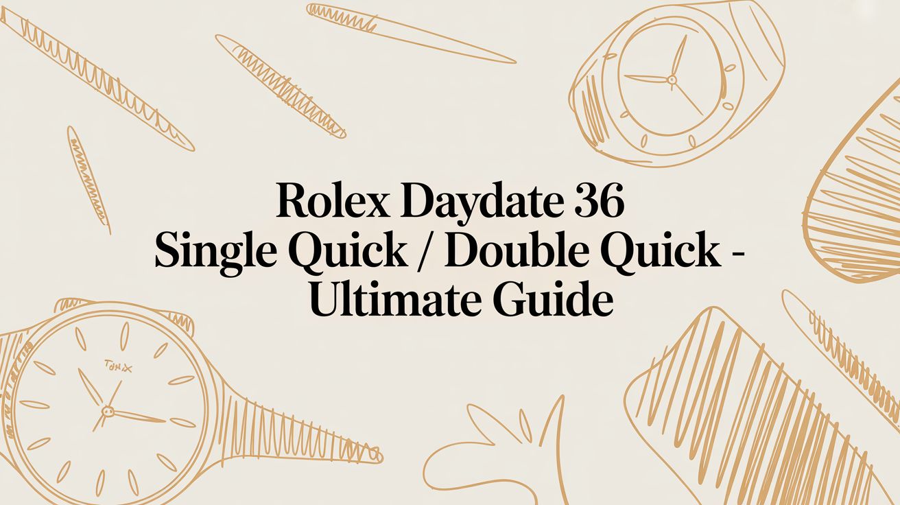 Rolex DayDate 36 single quick / double quick - Ultimate Guide