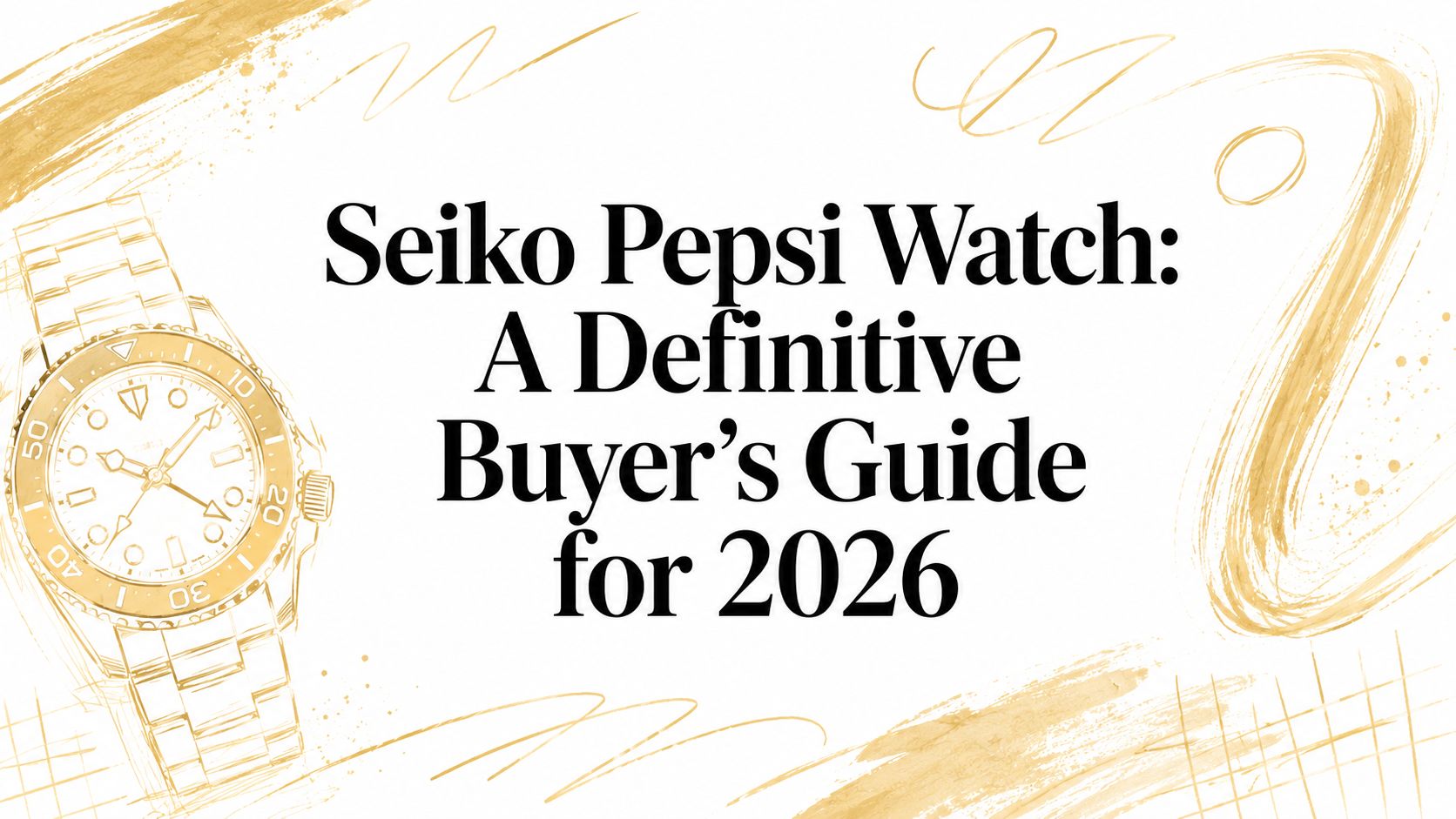 Seiko Pepsi Watch: A Definitive Buyer's Guide for 2026