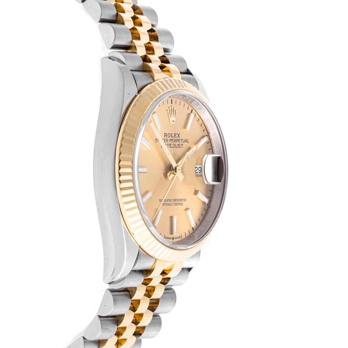 Rolex Datejust 36 Champagne Index 126233 on Jubilee - Card 2019