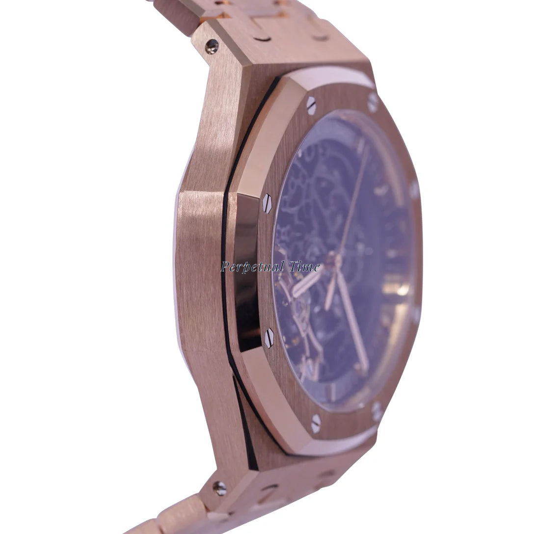Audemars Piguet Royal Oak Skeleton Rose Gold 15407OR.OO.1220OR.01