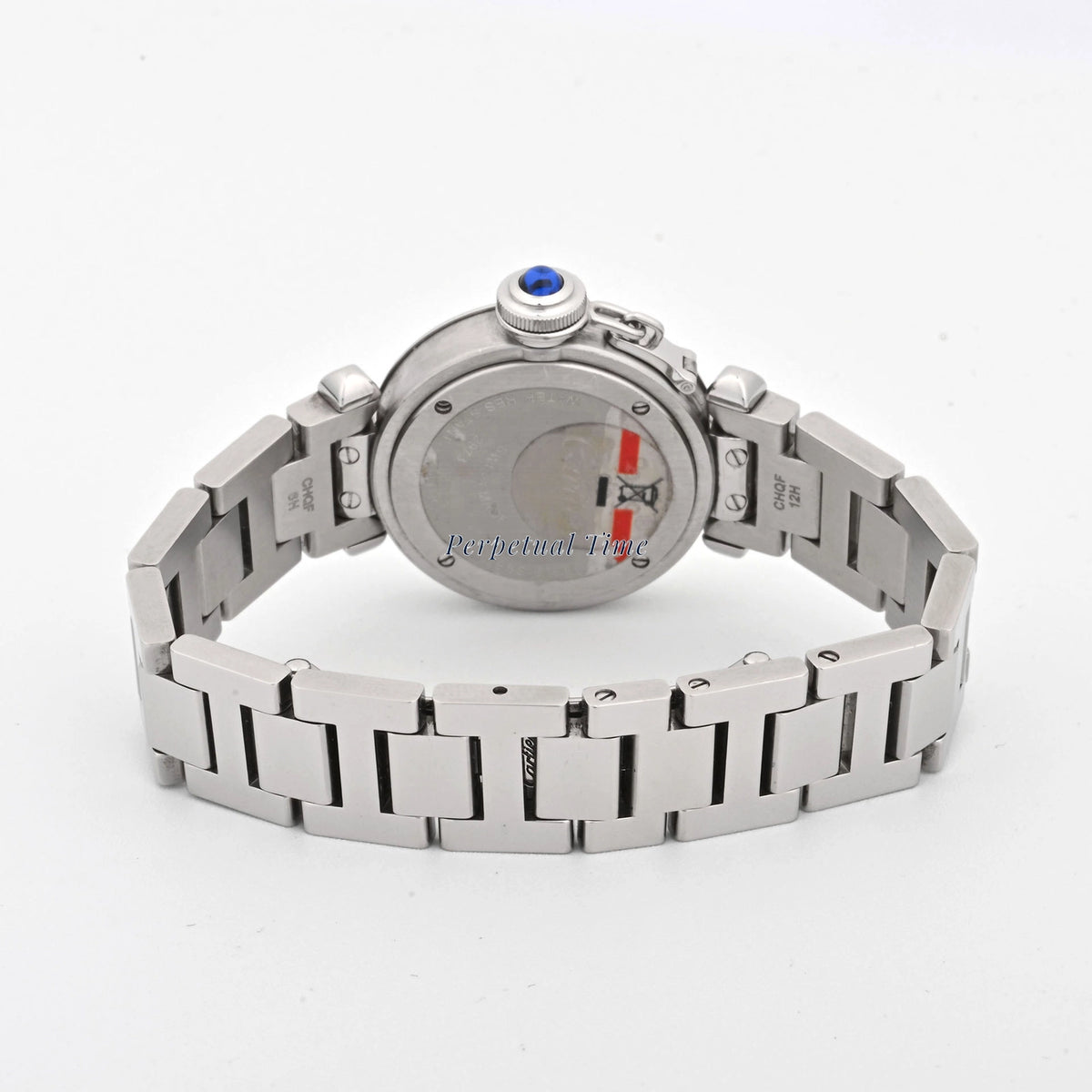 cartier Miss Pasha silver arabic Dial on Bracelet W3140007