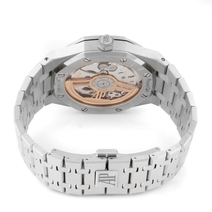 Audemars Piguet Royal Oak 41mm Stainless Steel 15500ST Green  Dial | Stick hour markers, Octagonal bezel