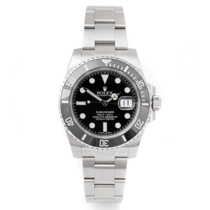Rolex Submariner 40mm Stainless Steel 116610LN Black Dial |