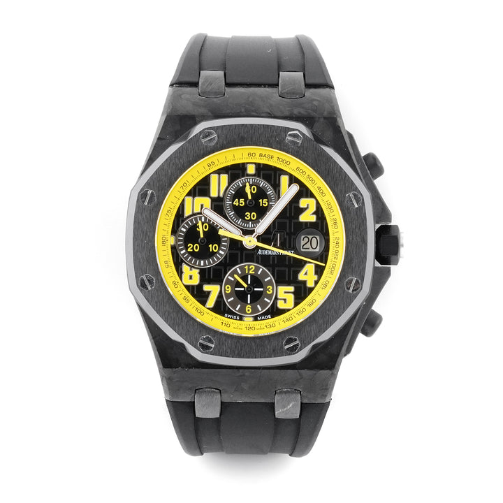 Audemars Piguet Royal Oak Offshore 42 mm Carbon 26176FO Black Tapisserie Dial | Bumblebee