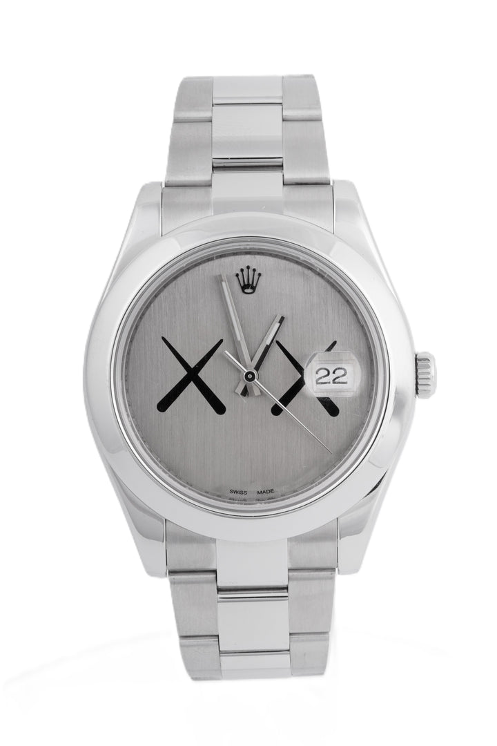 ROLEX DATEJUST 41MM STAINLESS STEEL 116300| CUSTOM DIAL | OYSTER BAND|