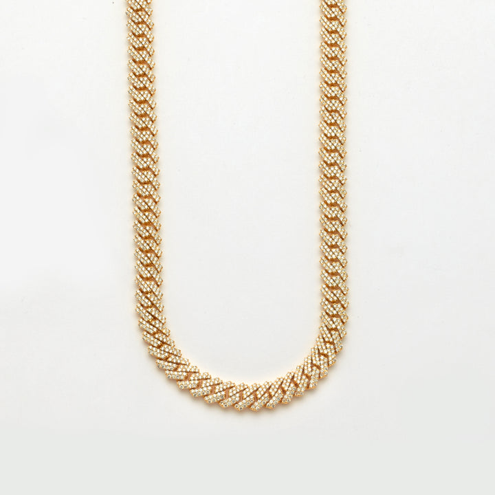 10KY 18.00CTWDIAMOND SQUARE LINK MIAMI CUBAN