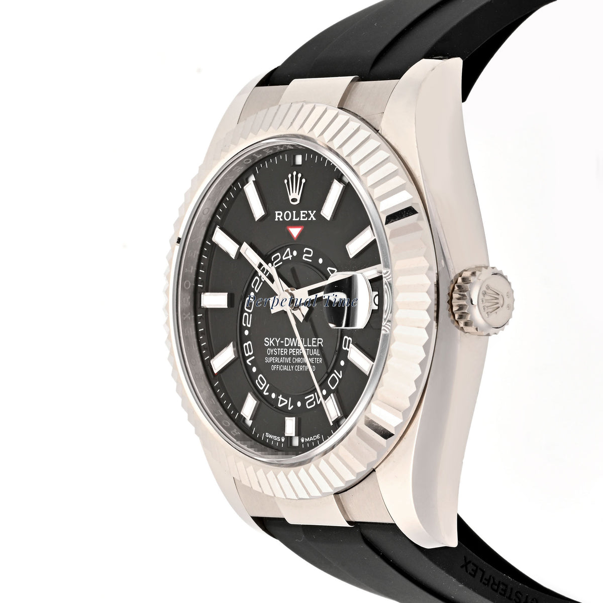 Rolex Sky-Dweller Oyster Flex 42mm White Gold Black Dial 336239 With Card 2026