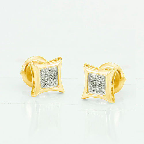 10KY 0.05 CTW DIAMOND KITE EARRINGS