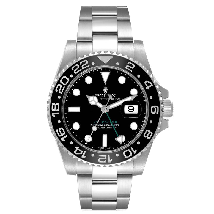 Rolex GMT-Master II 40mm 116710LN Black Dial | Luminous Hour Markers| Ceramic Bezel