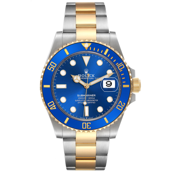 Rolex Submariner 41mm TWO TONE 126613LB Blue Dial | Luminous Hour Markers | Ceramic Bezel