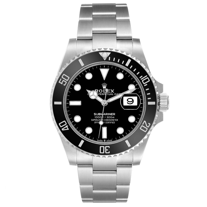 Rolex Submariner STAINLESS STEEL 41mm 126610LN Black Dial | Luminous Hour Markers | Ceramic Bezel
