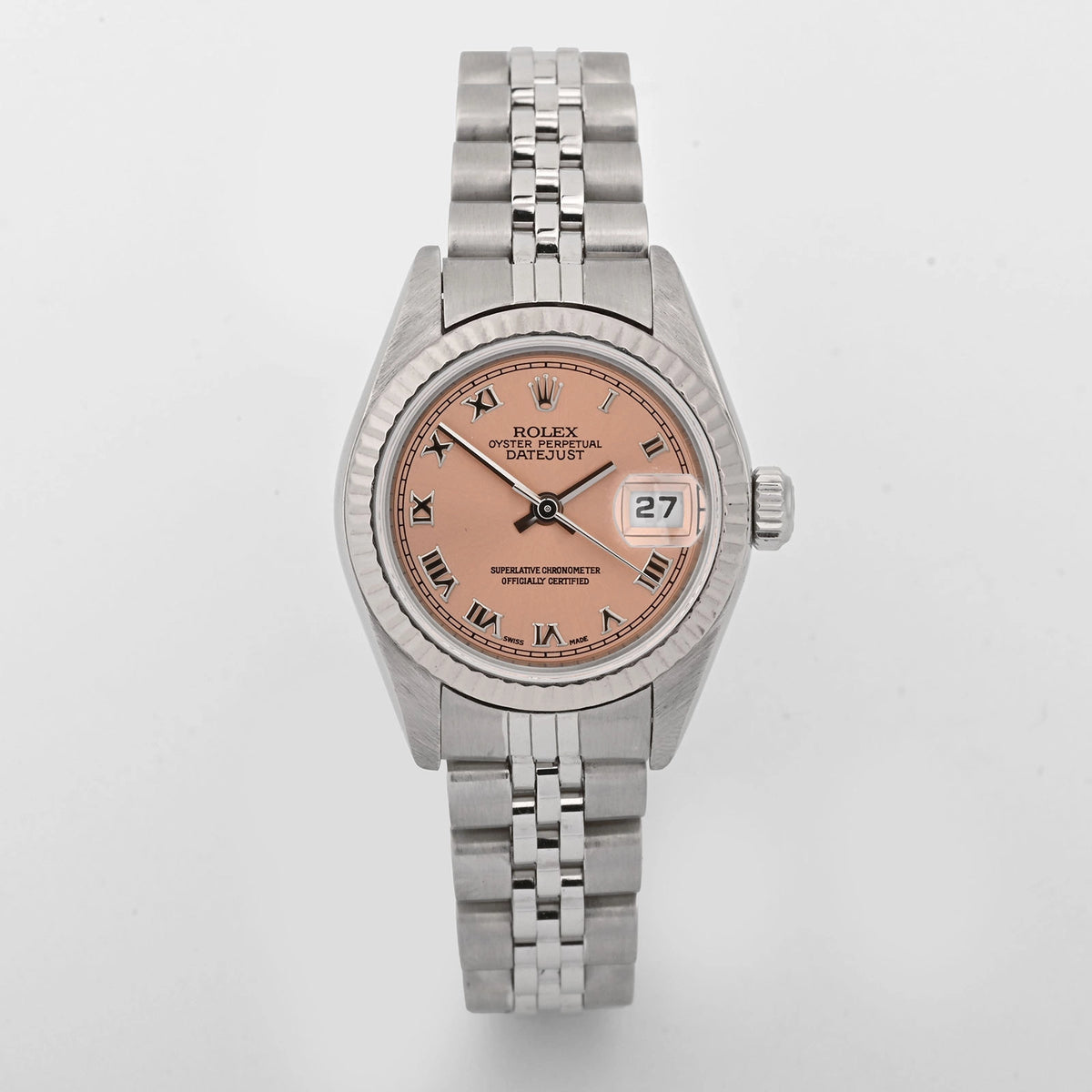 Rolex Datejust Lady Pink Roman Dial on Jubilee 79174