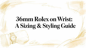 36mm Rolex on Wrist: A Sizing & Styling Guide