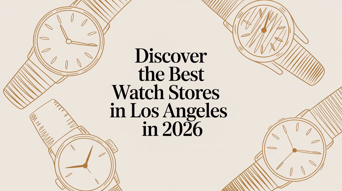 Discover the best watch stores in los angeles in 2026