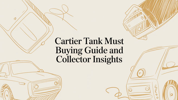 Cartier Tank Must Buying Guide and Collector Insights