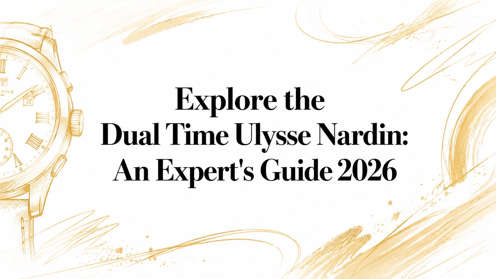 Explore the Dual Time Ulysse Nardin: An Expert's Guide 2026