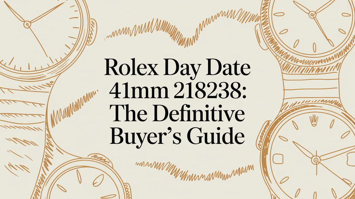Rolex Day Date 41mm 218238: The Definitive Buyer's Guide