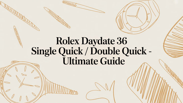 Rolex DayDate 36 single quick / double quick - Ultimate Guide