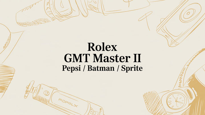 Rolex GMT Master II Pepsi / Batman / Sprite