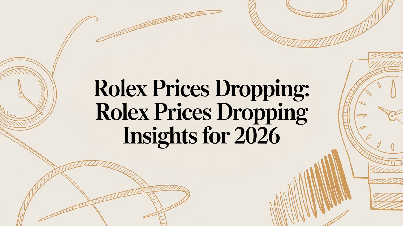 Rolex Prices Dropping: rolex prices dropping insights for 2026