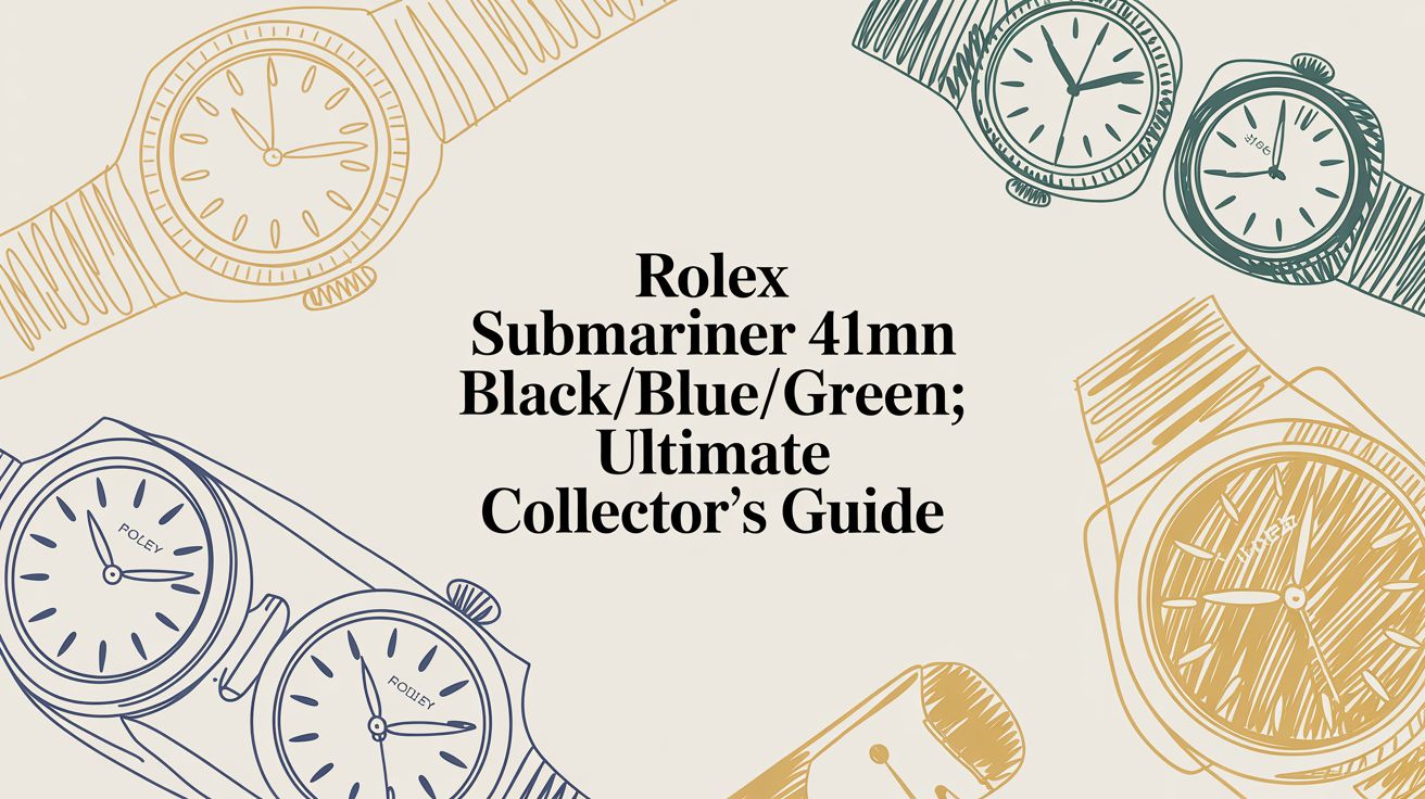 Rolex Submariner 41mm black/blue/green: Ultimate Collector's Guide