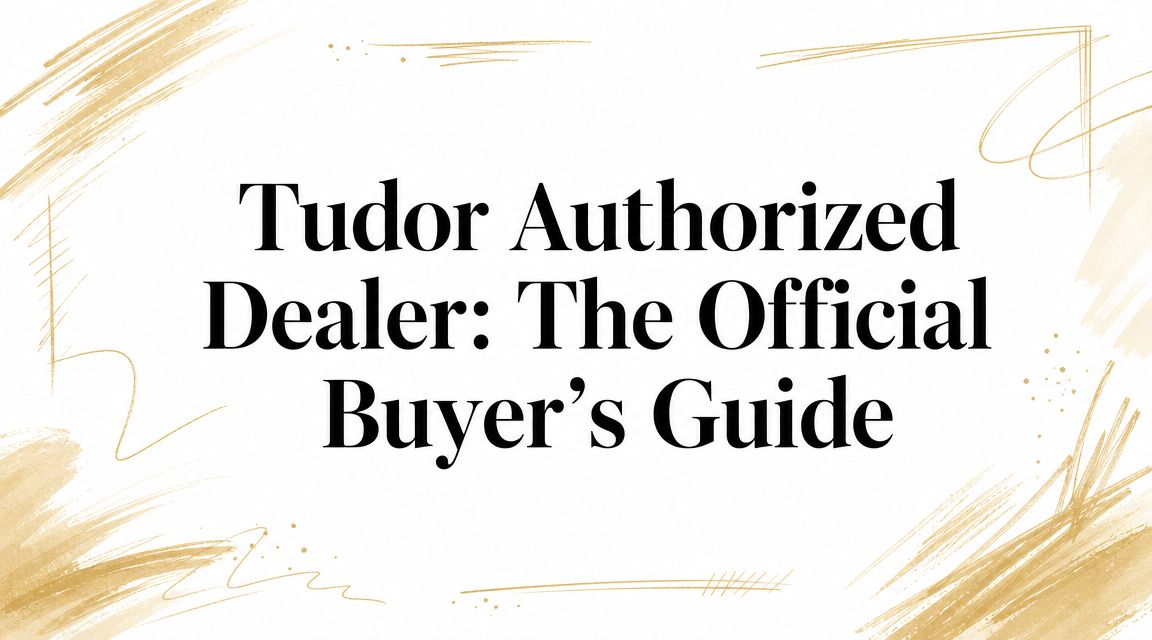 Tudor Authorized Dealer: The Official Buyer's Guide