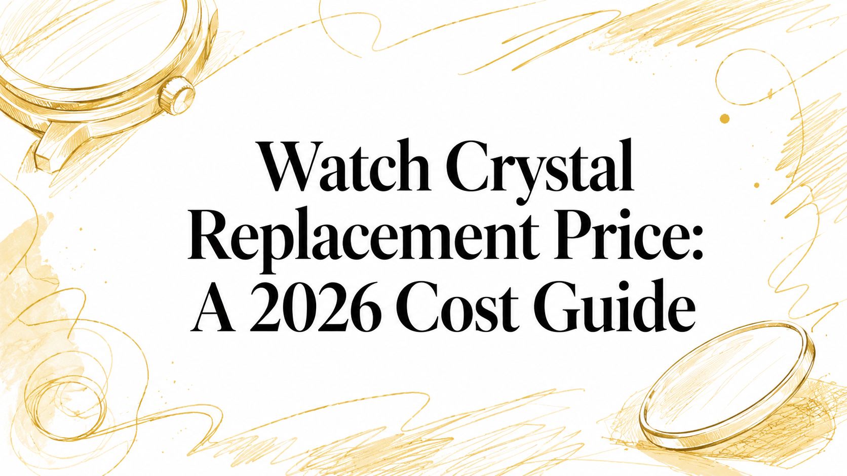 Watch Crystal Replacement Price: A 2026 Cost Guide