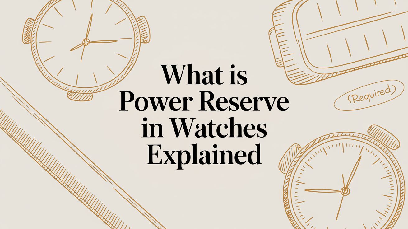 What Is Power Reserve in Watches Explained