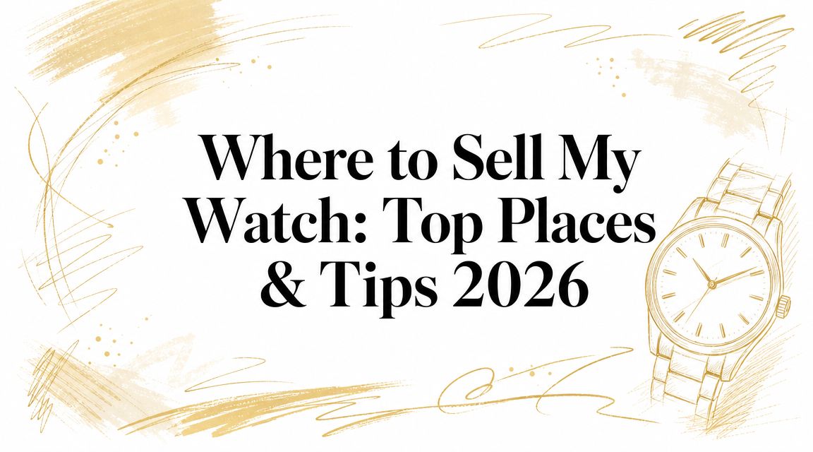 Where to Sell My Watch: Top Places & Tips 2026
