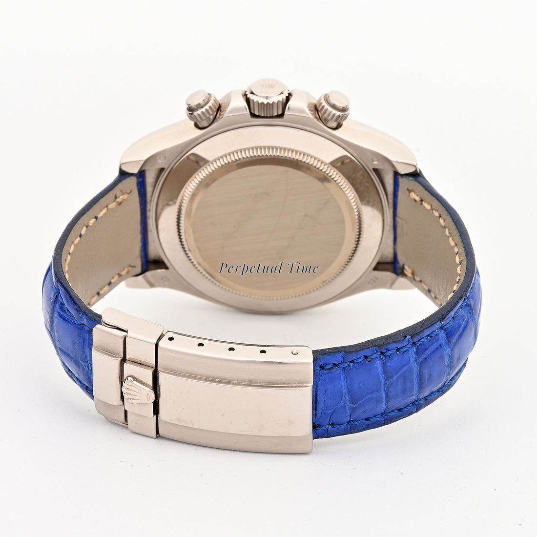 Rolex Daytona Blue Sodalite Arabic Dial 40mm 116519 18K White Gold Watch
