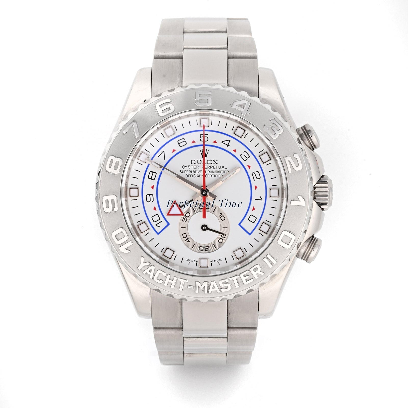 Rolex Yacht-Master II White Dial on Oyster band 116689