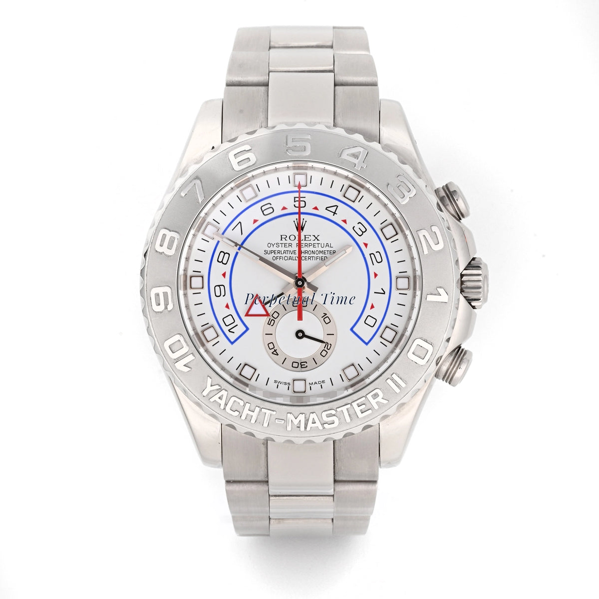 Rolex Yacht-Master II White Dial on Oyster 116689