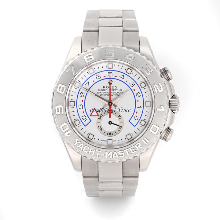 Rolex Yacht-Master II White Dial on Oyster 116689