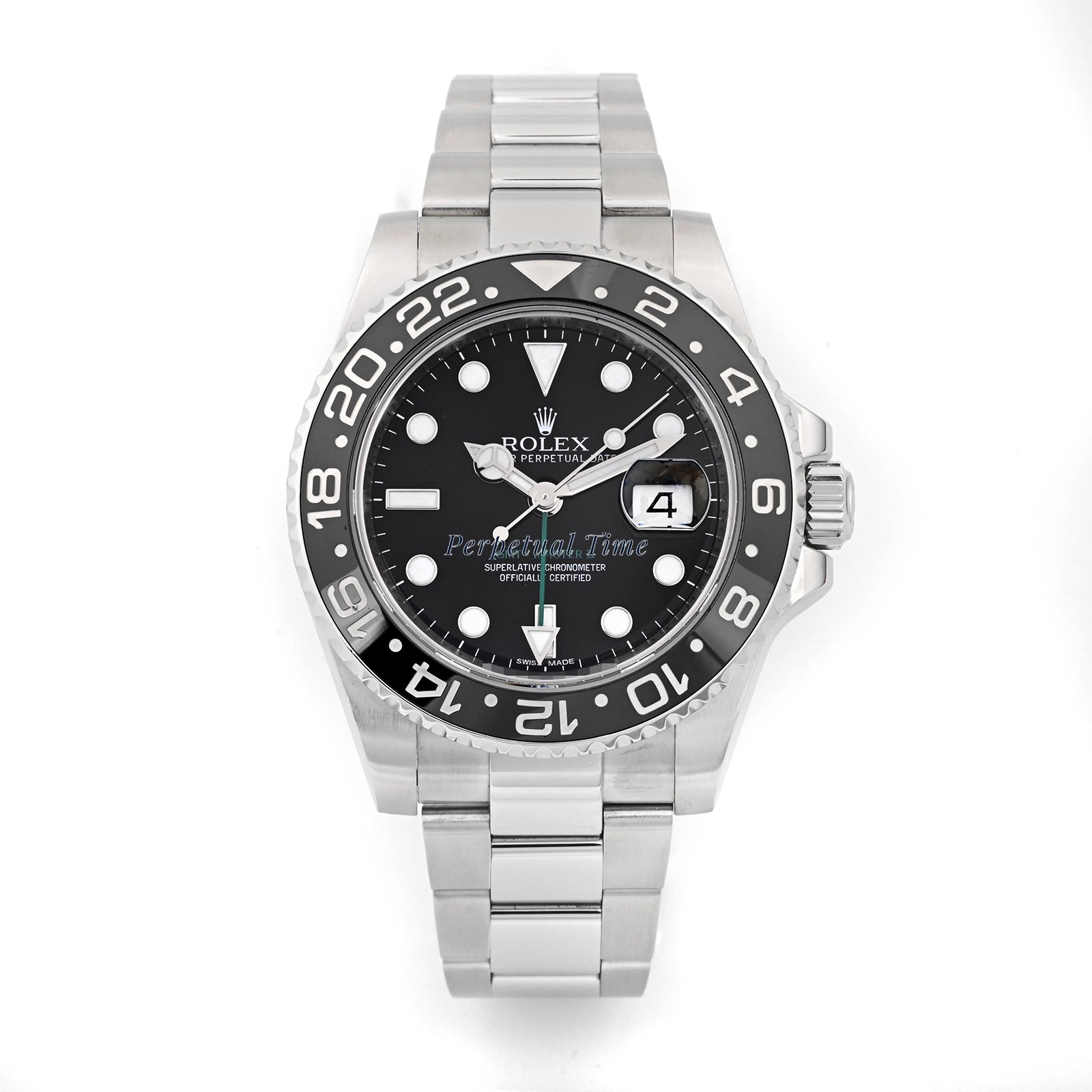 Rolex GMT-Master II Black Dial on Oyster 116710LN Card 2009