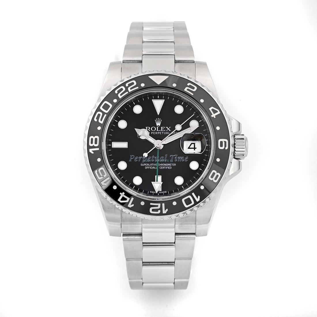Rolex GMT-Master II Black Dial on Oyster 116710LN Card 2009