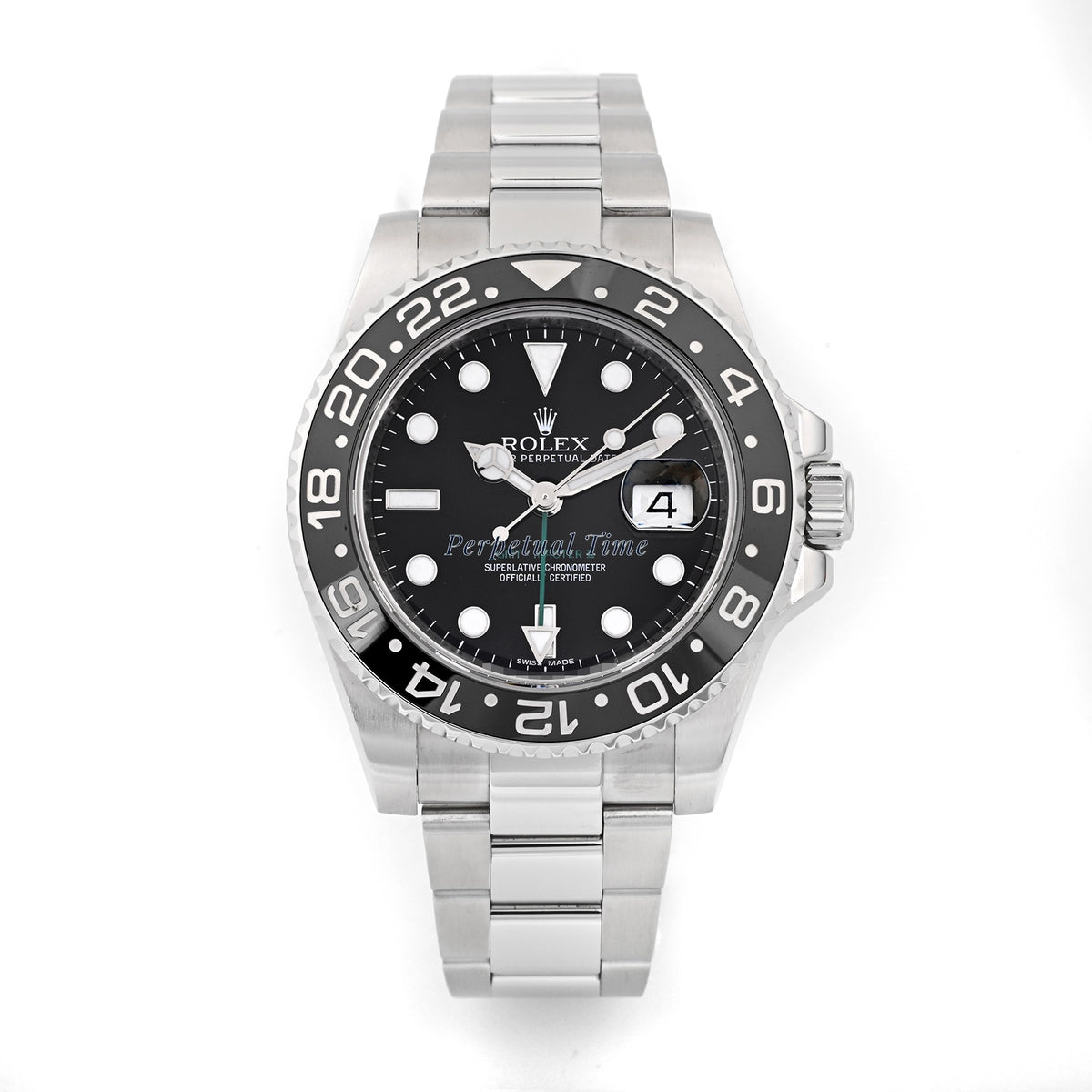 Rolex GMT-Master II Black Dial on Oyster 116710LN Card 2009