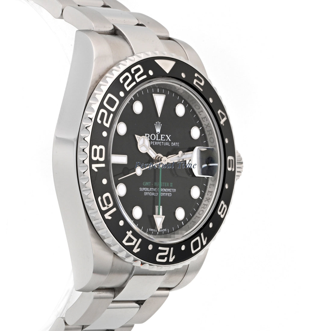Rolex GMT-Master II Black Dial on Oyster 116710LN Card 2009