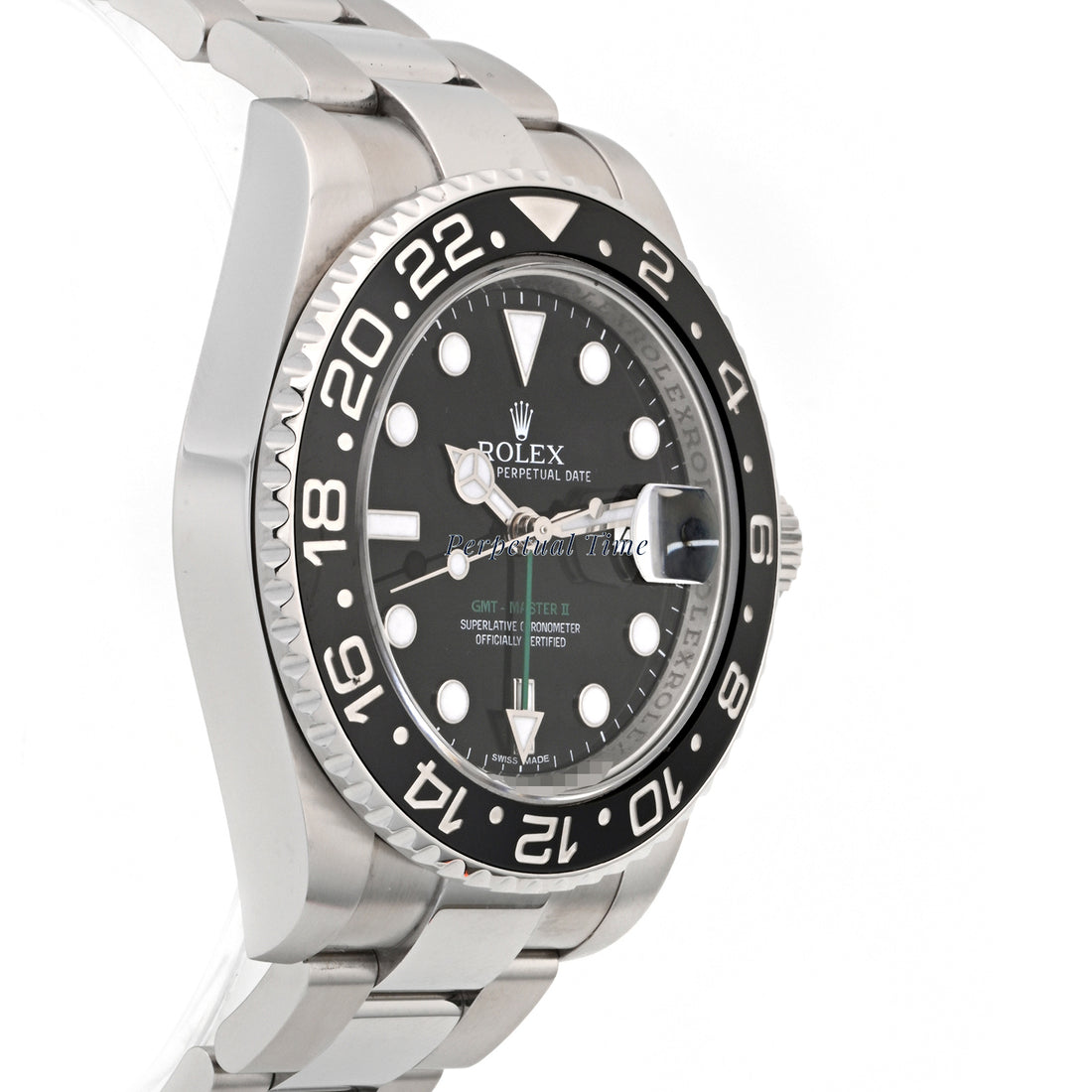 Rolex GMT-Master II Black Dial on Oyster band 116710LN Card 2009