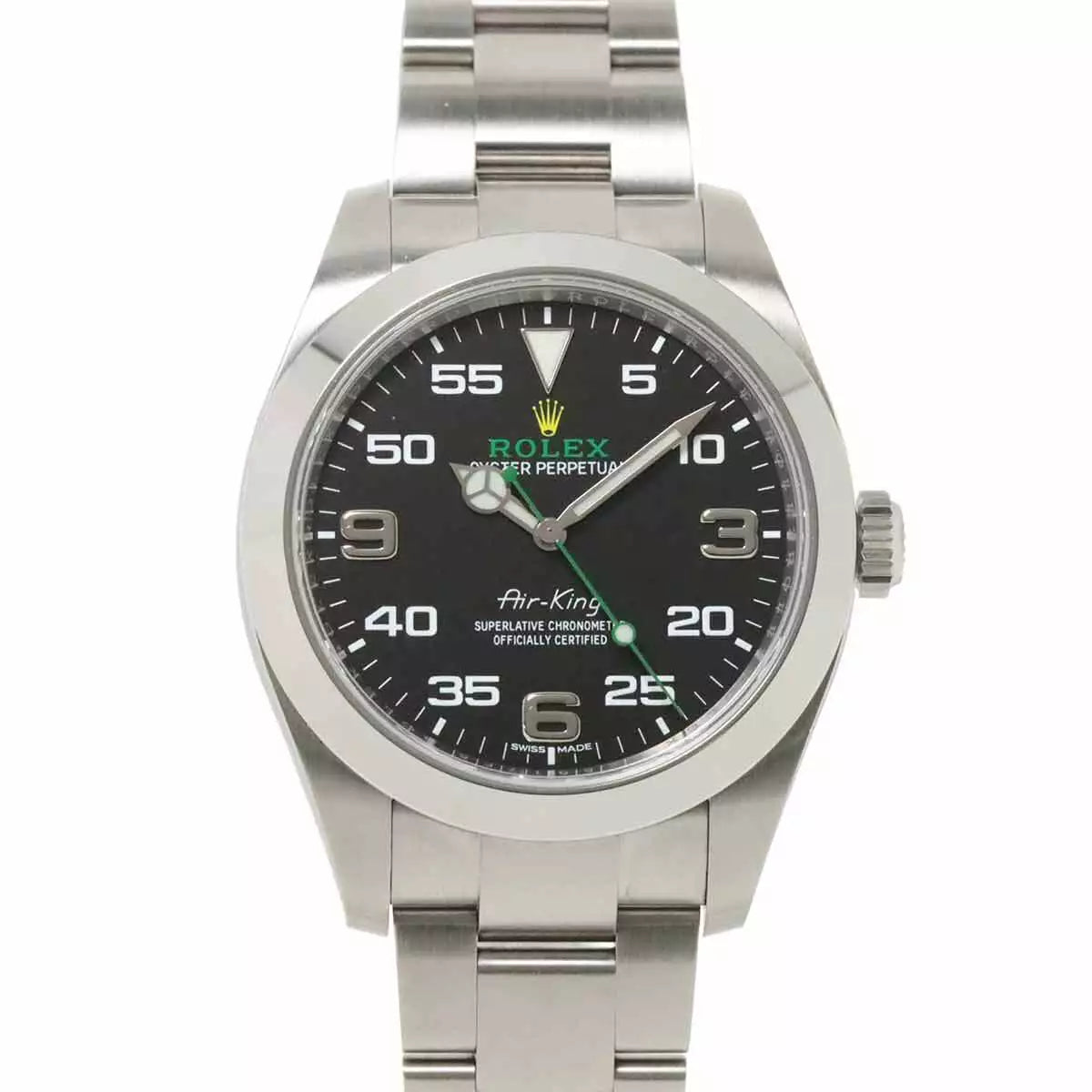 ROLEX AIRKING STAINLESS STEEL 40MM 116900 | BLACK ARABIC DIAL| OYSTER BAND