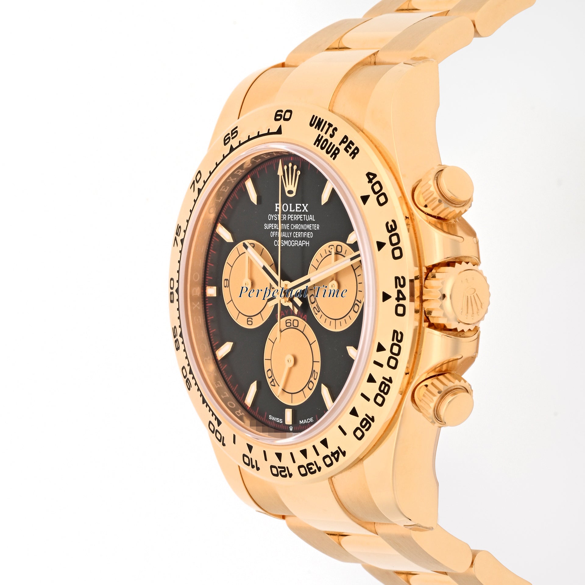 Rolex Daytona "Paul Newman" 126508 Black Index Dial on Oyster Bracelet
