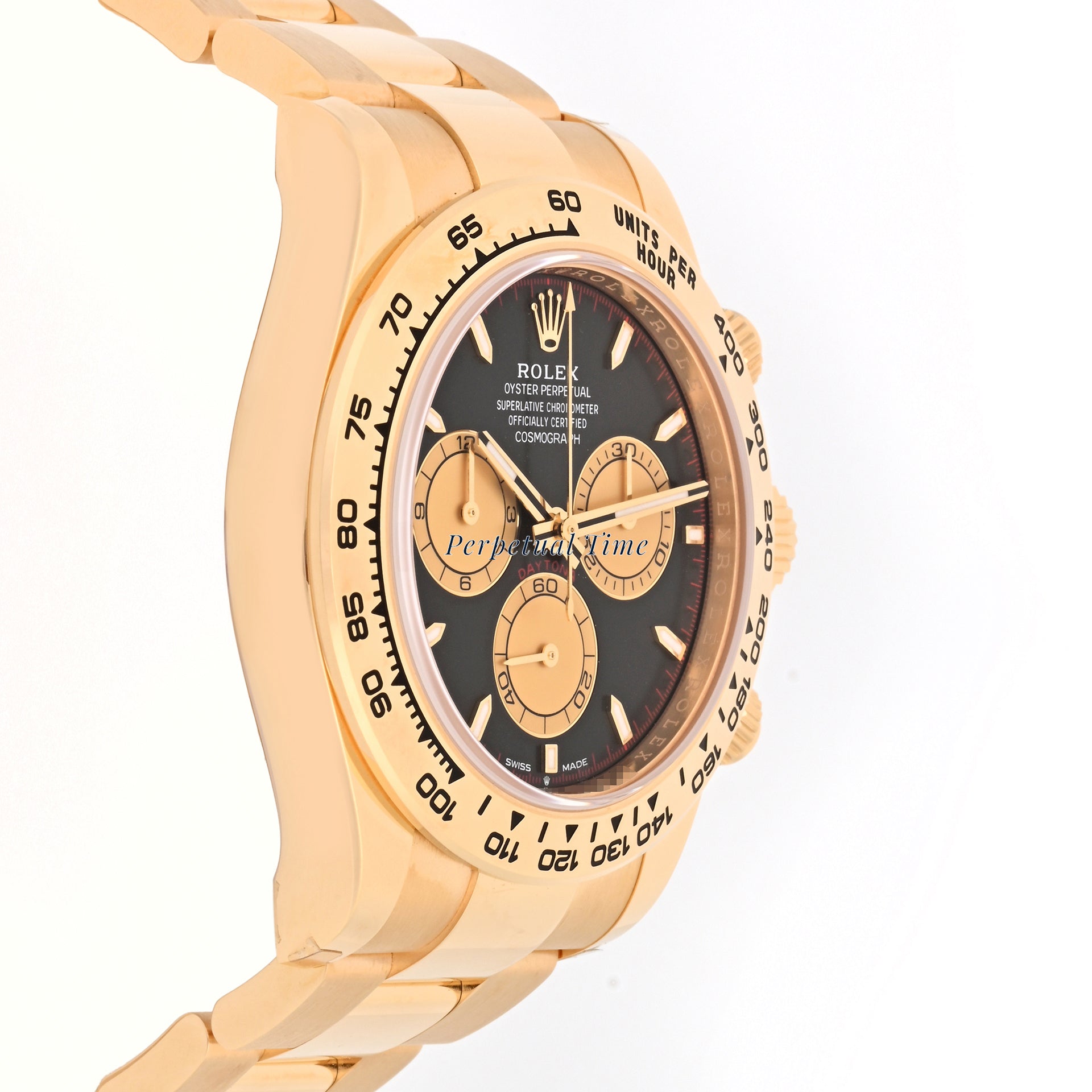 Rolex Daytona "Paul Newman" 126508 Black Index Dial on Oyster Bracelet