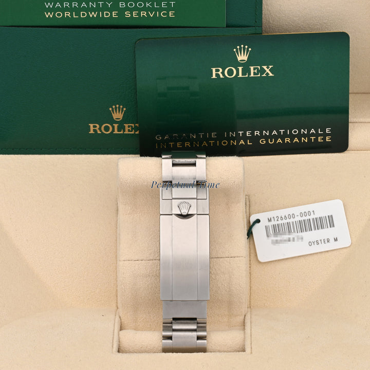 Rolex Sea-Dweller 43 Black Dial on Oyster band 126600 Card 2021