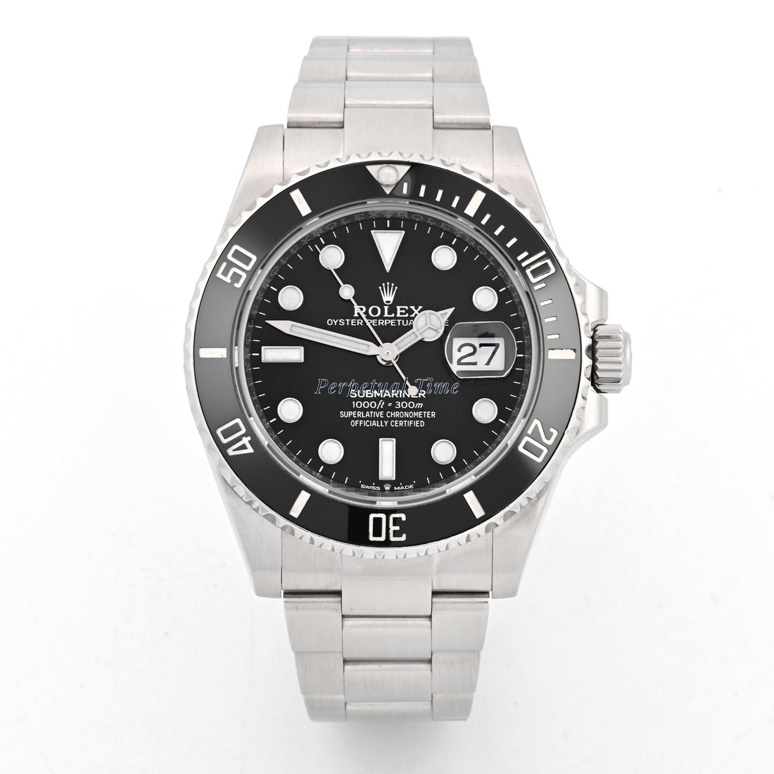 Rolex Submariner Black Dial on Oyster band 126610LN Card 2021