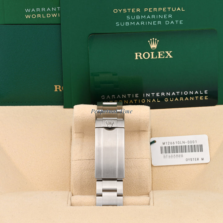 Rolex Submariner Black Dial on Oyster band 126610LN Card 2021