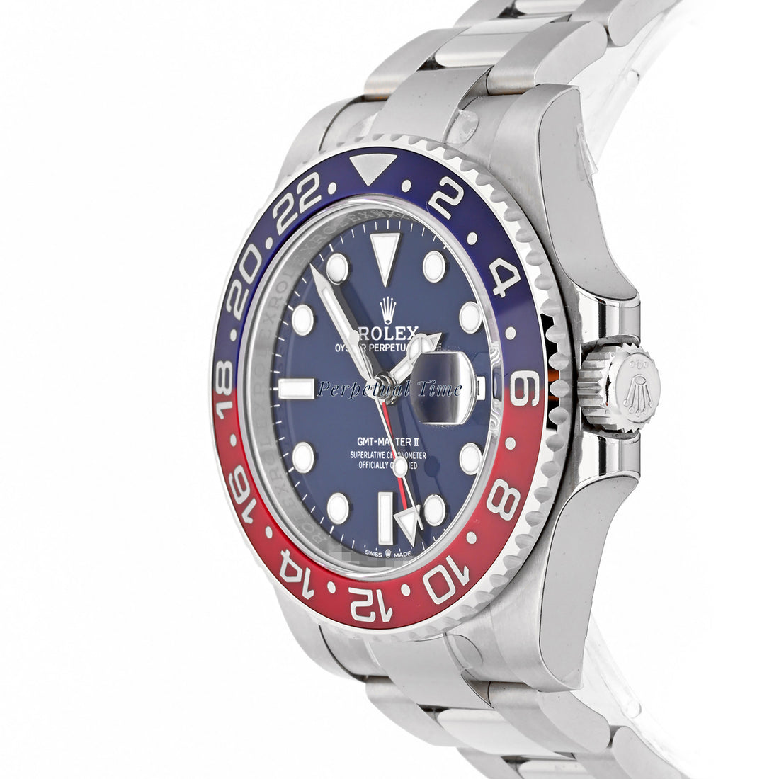 Rolex GMT-Master II "PEPSI" 40mm White Gold 126719 | Midnight Blue - Oyster Band