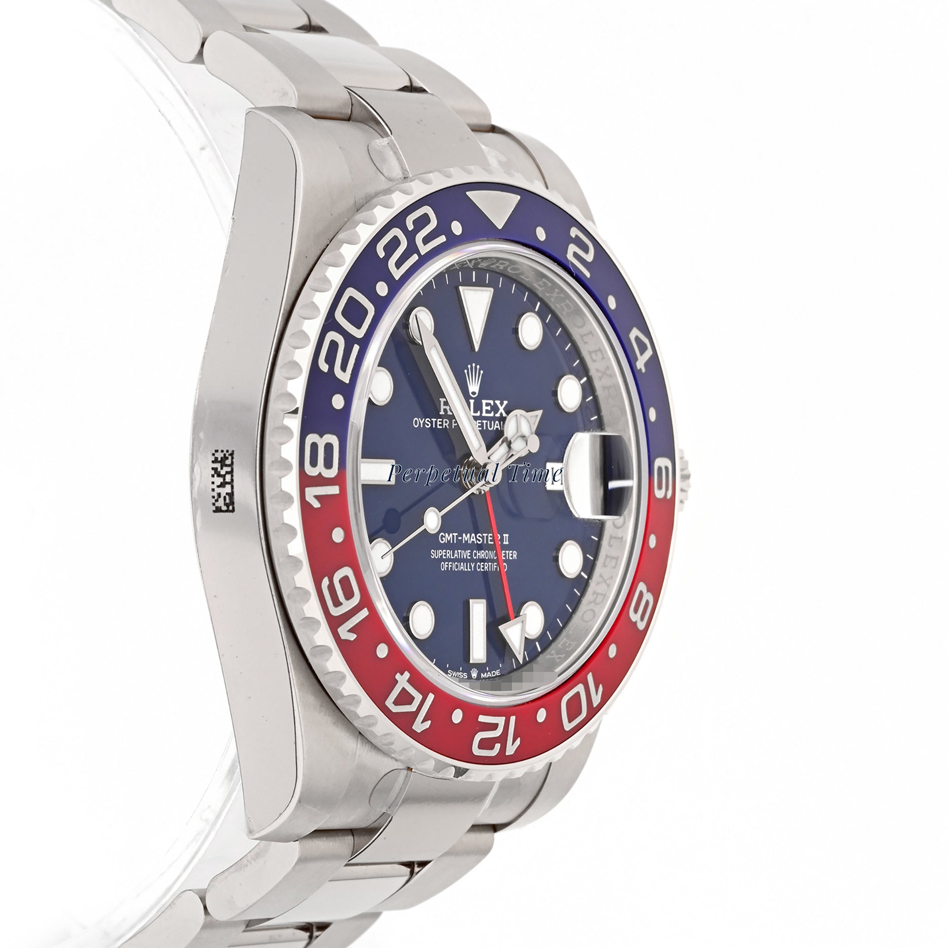 Rolex GMT-Master II "PEPSI" 40mm White Gold 126719 | Midnight Blue - Oyster Band