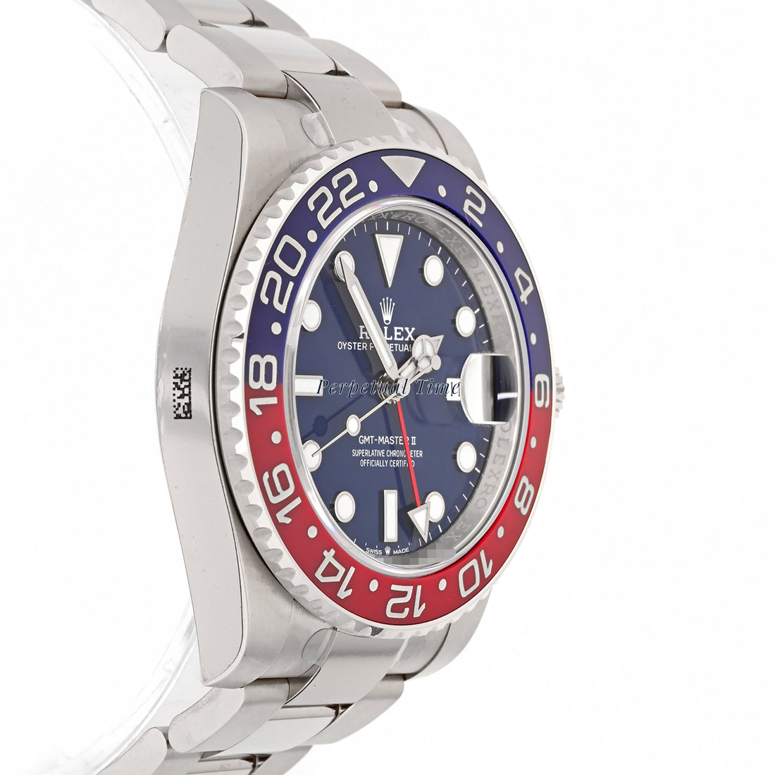 Rolex GMT-Master II "PEPSI" 40mm White Gold 126719 | Midnight Blue - Oyster Band
