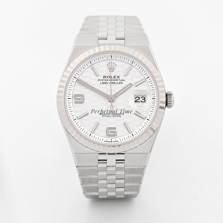 Rolex Land-Dweller 127334 White Dial on Jubilee Band