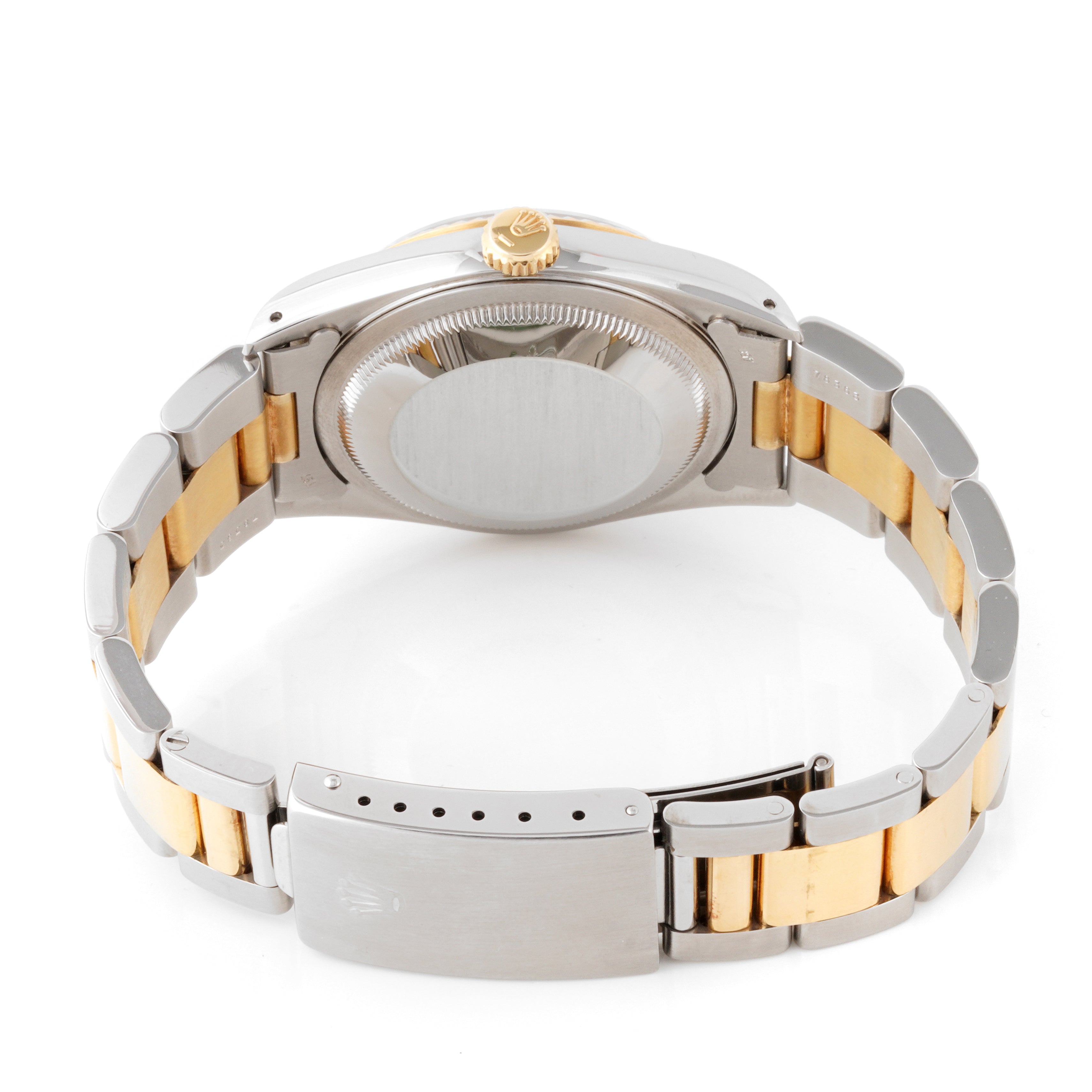 Rolex Datejust 36mm TWO TONE 16233 Yellow Dial | Stick Hour Markers | 2.5ct Diamond Bezel